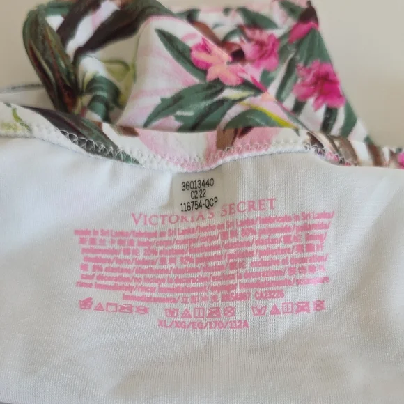 Victoria's Secret Pink Floral Swimwear. Size XL. NWT - Picture 9 of 10